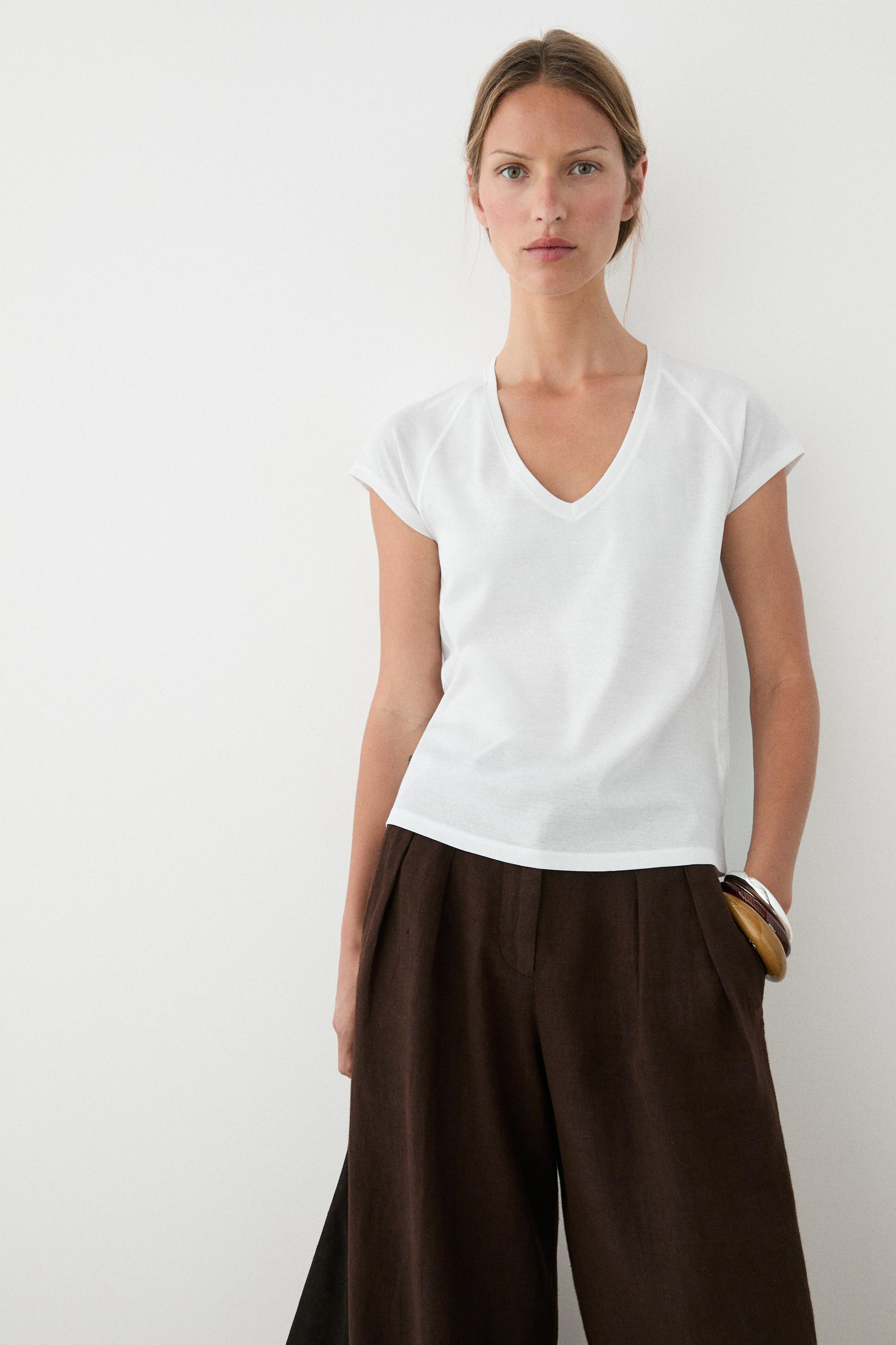 100% mercerised cotton T-shirt
